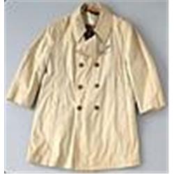 1970s Hank Stram Kansas City Chiefs Sideline Worn & Autographed Trench Coat (JSA)