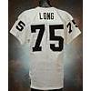 Image 1 : Early 1980s Howie Long Oakland Raiders Game-Used White Mesh Jersey (Rookie Era)