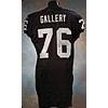 Image 1 : 2004 Robert Gallery Rookie Oakland Raiders Game-Used & Autographed Black Mesh Jersey (JSA)