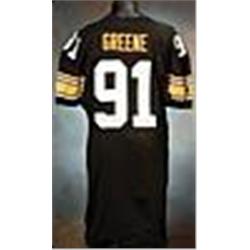 1993 Kevin Greene Pittsburgh Steelers Game-Used Black Mesh Jersey