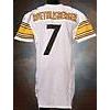 Image 1 : 2006 Ben Roethlisberger Pittsburgh Steelers Game-Used White Mesh Jersey