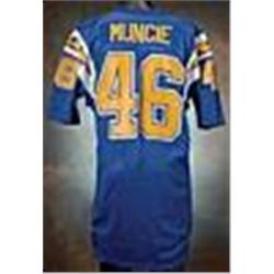 Late 1970s Chuck Muncie San Diego Chargers Game-Used Blue Mesh Jersey
