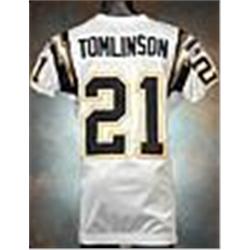 2006 LaDainian Tomlinson San Diego Chargers Game-Used White Mesh Jersey (MVP Season)