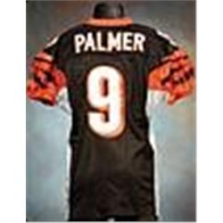 2006 Carson Palmer Cincinnati Bengals Game-Used Black Mesh Jersey