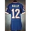 Image 1 : 1995 Jim Kelly Buffalo Bills Game-Used & Autographed Blue Mesh Jersey (JSA)