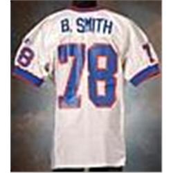1998 Bruce Smith Buffalo Bills Game-Used White Mesh Jersey
