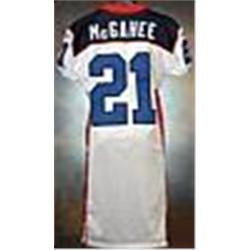 2005 Willis McGahee Buffalo Bills Game-Used White Mesh Jersey