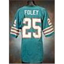 1970s Tim Foley Miami Dolphins Game-Used Aqua Mesh Jersey