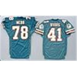 1995 Richmond Webb & 1996 Keith Byars Miami Dolphins Game-Used Aqua Mesh Jerseys (2)