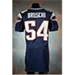 2006 Tedy Bruschi New England Patriots Game-Used Blue Mesh Jersey