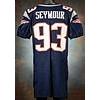 Image 1 : 2006 Richard Seymour New England Patriots Game-Used Blue Mesh Jersey