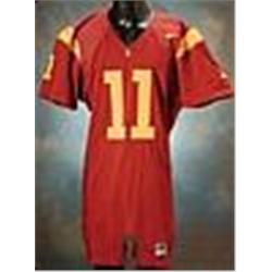 2004 Matt Leinart USC Trojans Game-Used Cardinal Red Mesh Jersey
