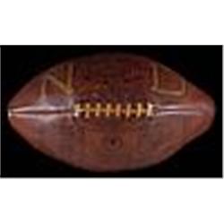 1935 Notre Dame Autographed Trophy Football (JSA)