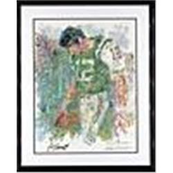 Framed Joe Namath & LeRoy Neiman Autographed Poster (JSA)