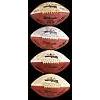 Image 1 : Lot of Four Autographed Footballs - One HOFers & Three KC Chiefs (4) (JSA)