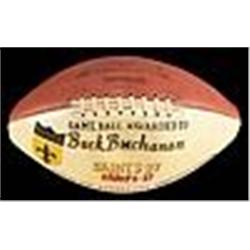9/26/76 Buck Buchanan Kansas City Chiefs Game Ball