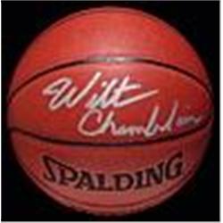 Wilt Chamberlain Autographed Basketball (JSA)