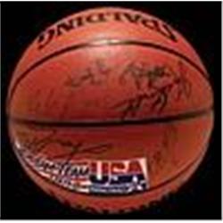 1992 Olympic Dream Team Autographed Basketball (JSA)