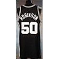 2001-02 David Robinson San Antonio Spurs Game-Used Road Jersey