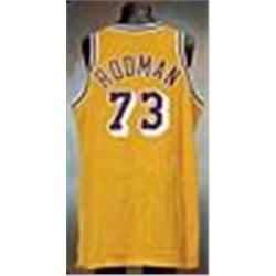 1998-99 Dennis Rodman Los Angeles Lakers Game-Used Home Jersey