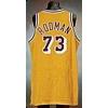 Image 1 : 1998-99 Dennis Rodman Los Angeles Lakers Game-Used Home Jersey