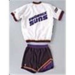1996-97 A.C. Green Phoenix Suns Game-Used Alternate Shorts & Home Warm-Up Jacket (2)