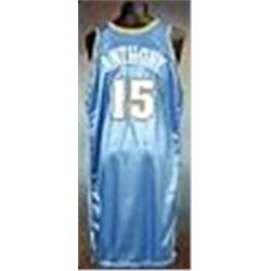 2003-04 Carmelo Anthony Rookie Denver Nuggets Game-Used Road Jersey