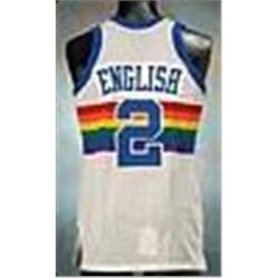 Early 1980s Alex English Denver Nuggets Game-Used Home Jersey