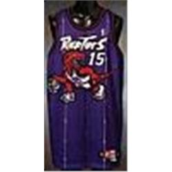 1998-99 Vince Carter Rookie Toronto Raptors Game-Used Road Jersey