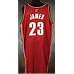 2003-04 LeBron James Rookie Cleveland Cavaliers Game-Used Road Jersey