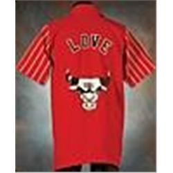 Mid 1970s Bob Love Chicago Bulls Worn Road Warm-Up Jacket