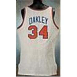 1990-91 Charles Oakley New York Knicks Game-Used Home Jersey