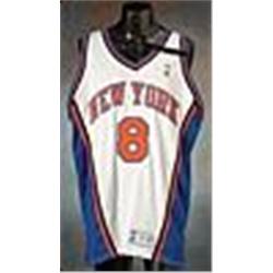 1998-99 Latrell Sprewell New York Knicks Game-Used Home Jersey