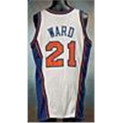 1999-2000 Charlie Ward New York Knicks Game-Used & Autographed Home Jersey (JSA)