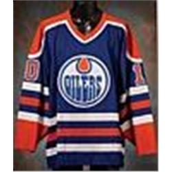 1989-90 Esa Tikkanen Edmonton Oilers Game-Used Road Jersey