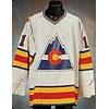 Image 1 : Circa 1980 Don Saleski Colorado Rockies Game-Used White Mesh Jersey