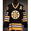 Image 1 : 1993-94 Adam Oates Boston Bruins Game-Used Black Road Air-Knit Jersey