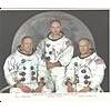 Image 1 : Framed Neil Armstrong, Michael Collins & Buzz Aldrin Autographed Apollo 11 Photo & Newspaper (JSA)