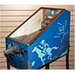 Circa 1940s "Silver Dollar Saloon" Coin Operated Mechanical Arcade Game