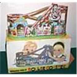 1964-1968 Chein Mechanical Wind-Up Roller Coaster w/ Original Box