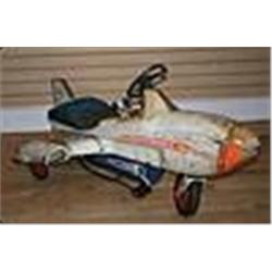 Early 1960s Murray Atomic Missile Pedal Car