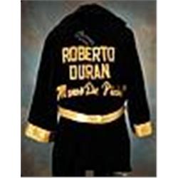1970's Roberto Duran Fight Worn & Autographed Robe (JSA)