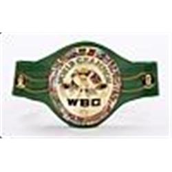 1986-1990 Mike Tyson Autographed WBC Championship Belt (Photo Match) (JSA)