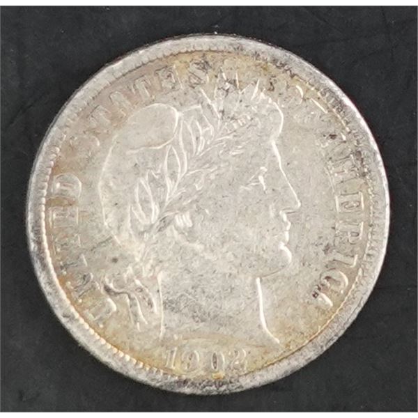1902 Barber Dime