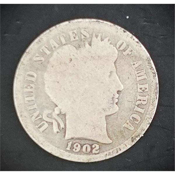 1902-S and 1902-O Barber Dime