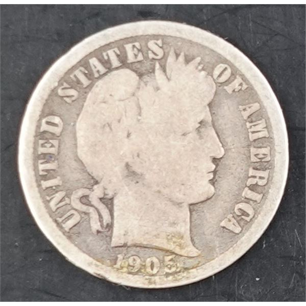 1905 and 1905-S Barber Dimes
