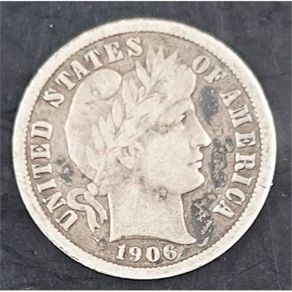 1906 Barber Dime