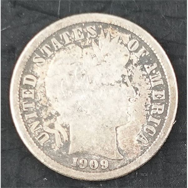1909-O Barber Dime