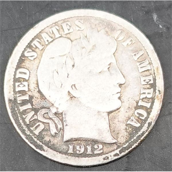 1912-S and 1912-D Barber Dimes