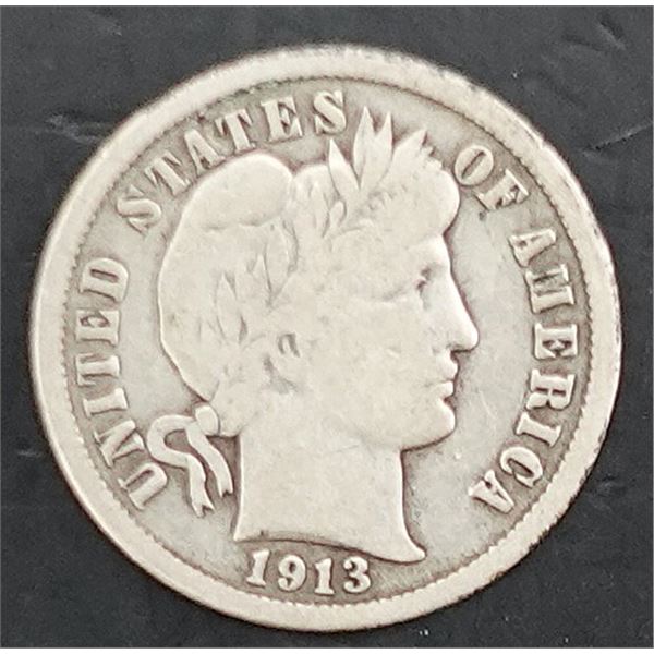 1913 Barber Dime